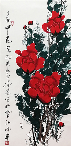 肖宗林作品10《春中花苞》