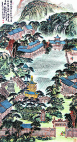 萧辅文作品8《香港南莲园池》（仿唐）