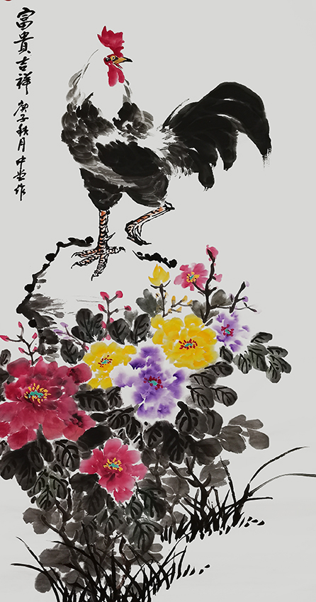 胡中堂作品10《富贵吉祥》