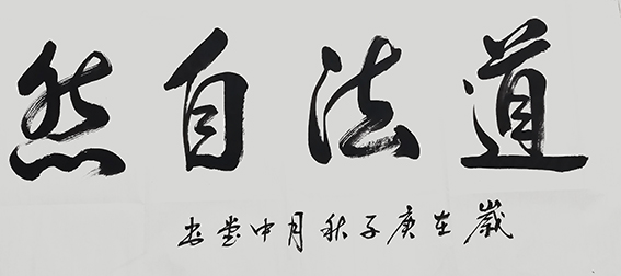 胡中堂作品3《道法自然》