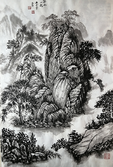 李瑞强作品11《华山一处》