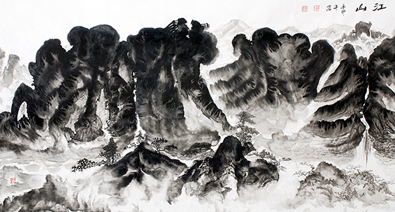 李瑞强作品14《江山》