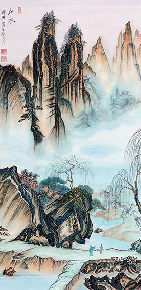 李瑞强作品6《山水》