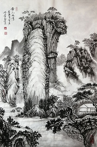 李瑞强作品8《黄山风情》