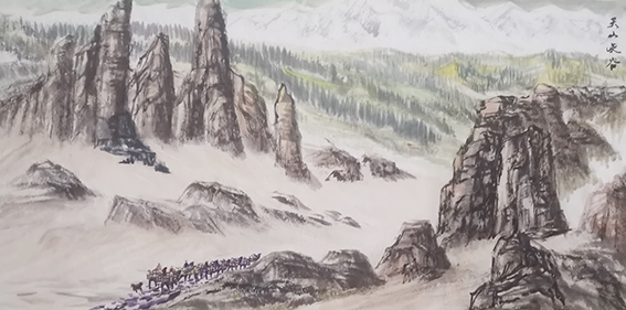 杨平作品11《天山峡谷》