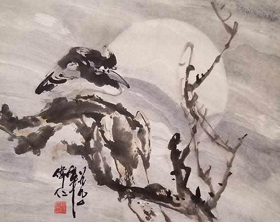 《月出鸟惊》
