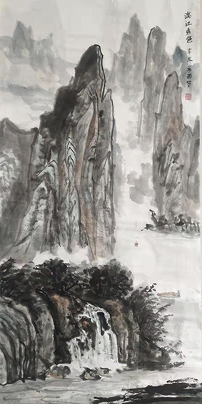 张承国作品1《漓江秀色》