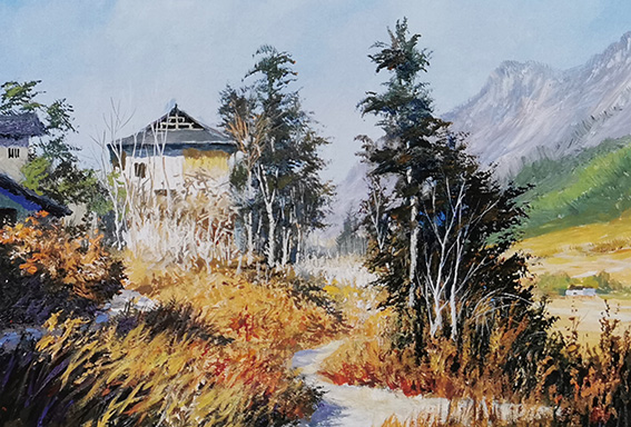 赵竟城作品《浏阳秋韵》