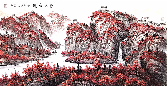 裴宪中作品3《万山红遍》