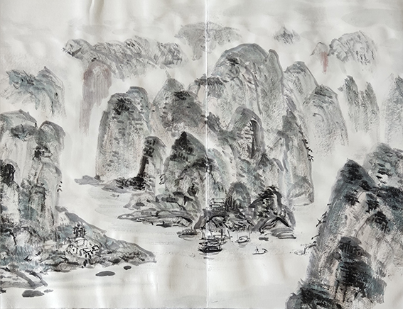叶欣作品3《山水》