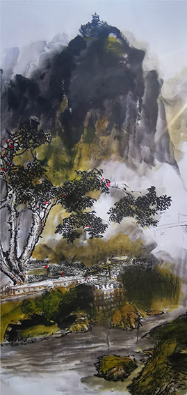袁陆华作品4《凤仪朝霞》