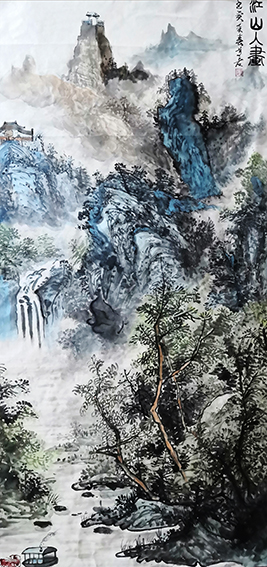 张志斌作品《江山入画》