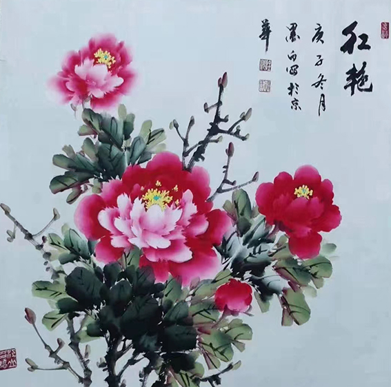褚拴海作品14《红艳》