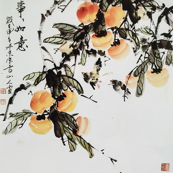 胡会作品《事事如意》