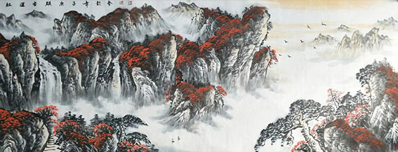胡会作品《鸿运当头》