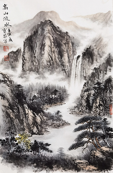胡宝成作品12《高山流水》