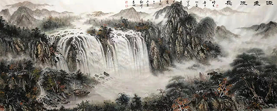 胡宝成作品20《源远流长》