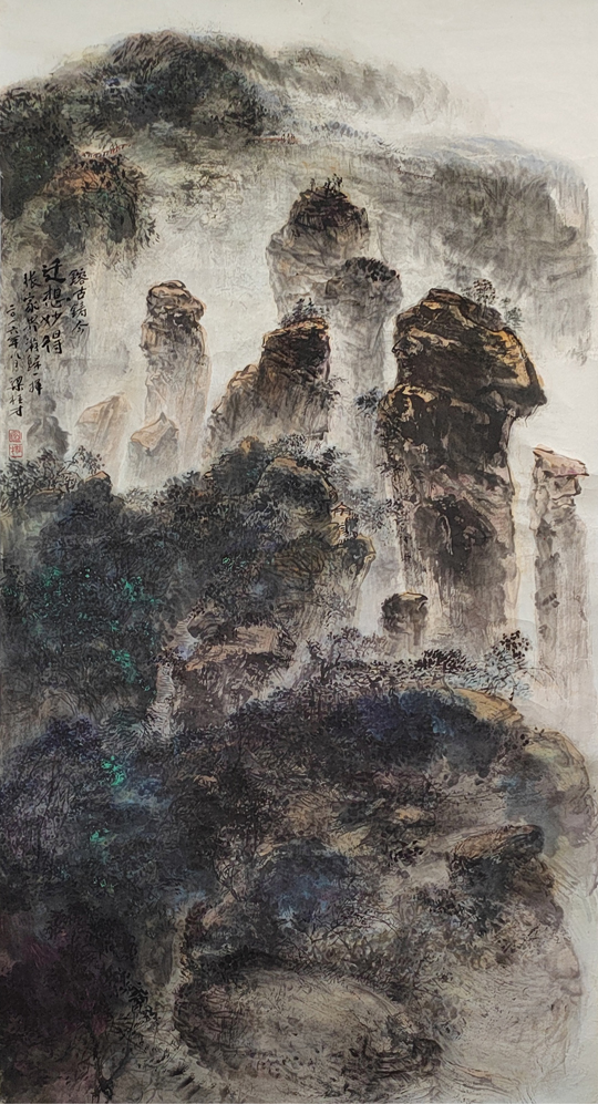 梁桂才作品《熔古铸今》