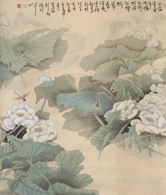 顾新敏作品《荷香清远图》