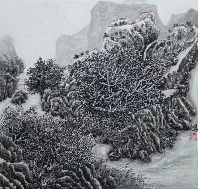 胡艳鸿作品《静水流深》