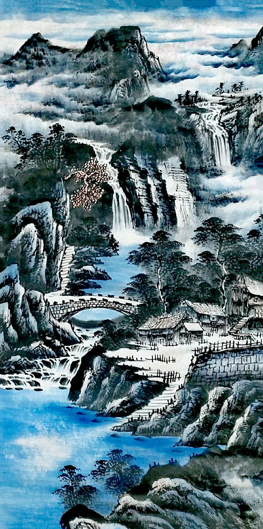 唐克正作品《山水清音》
