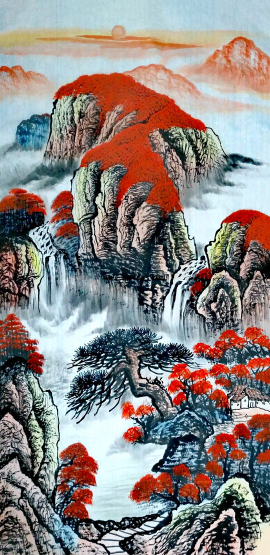 唐克正作品《秋诃》