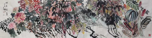 道金平作品《草木留香》