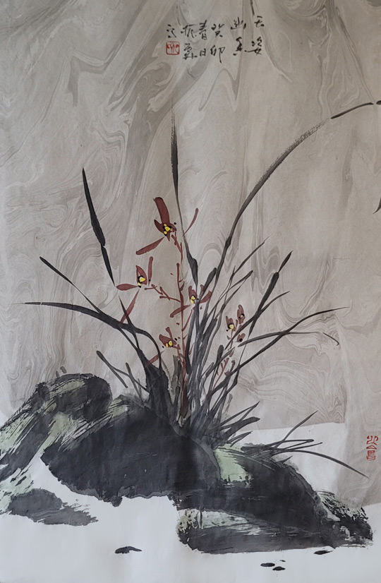 仇振霖作品《天姿幽香》