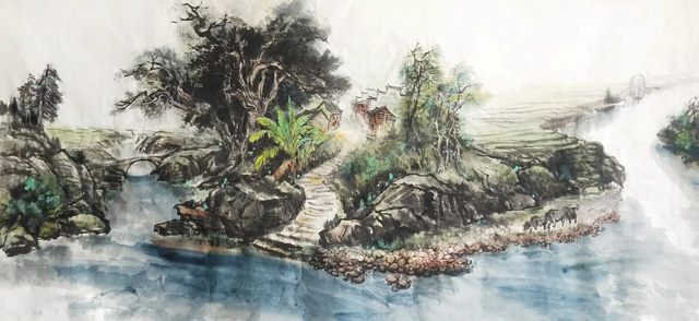 陈治清作品《世外桃源》