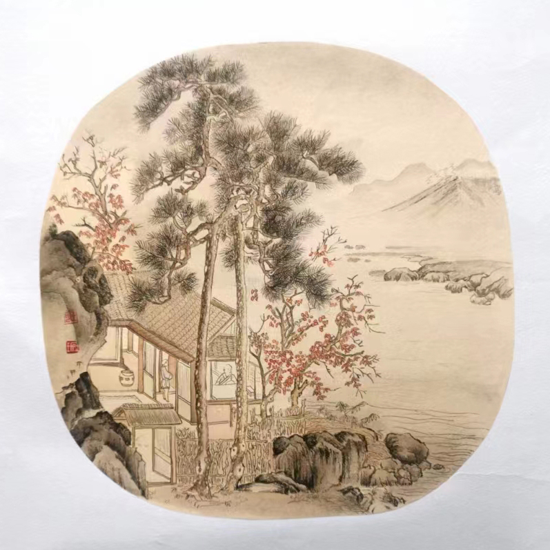 山水小品23×26.5