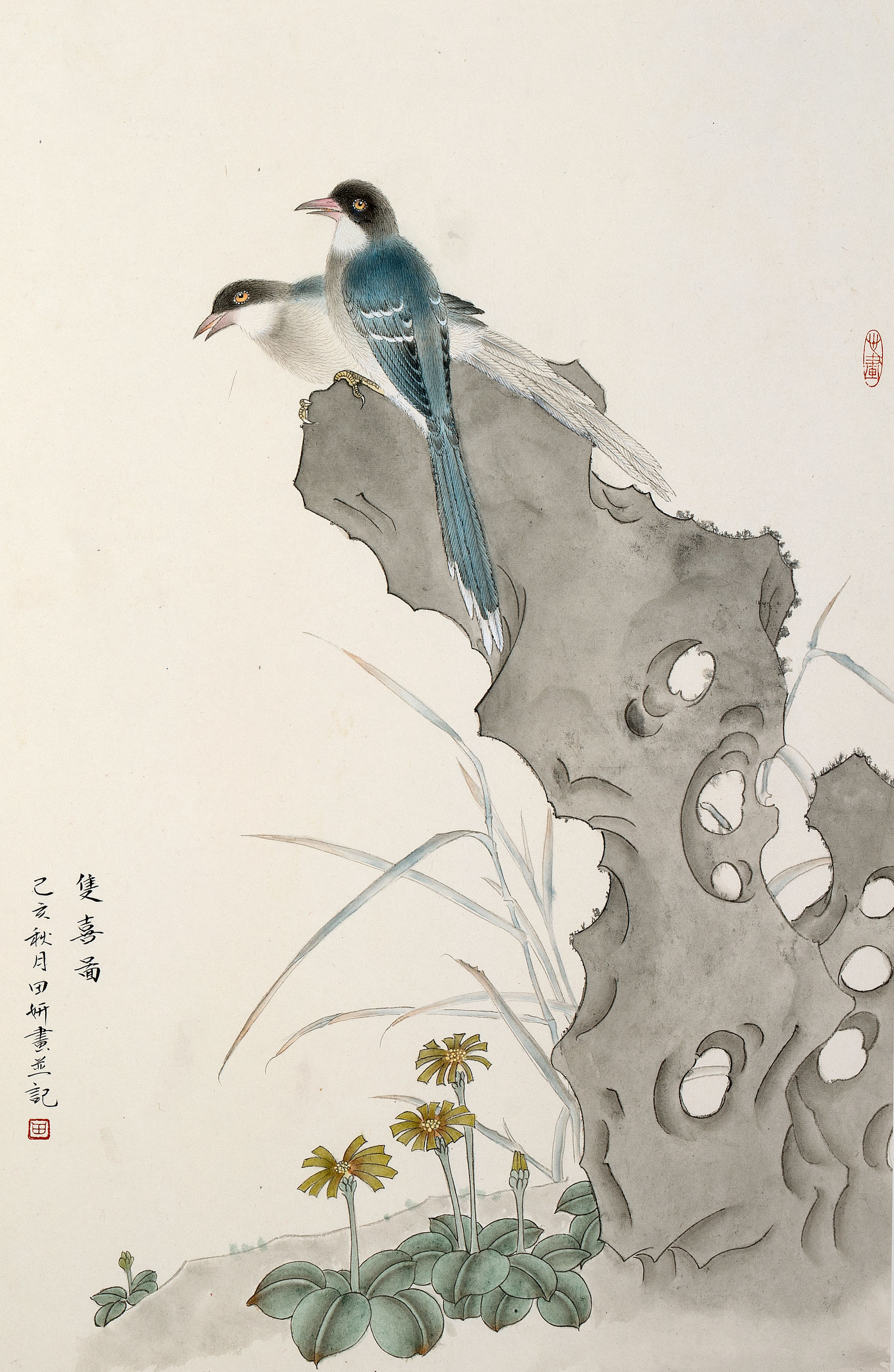 春风自爱闲花草69×46