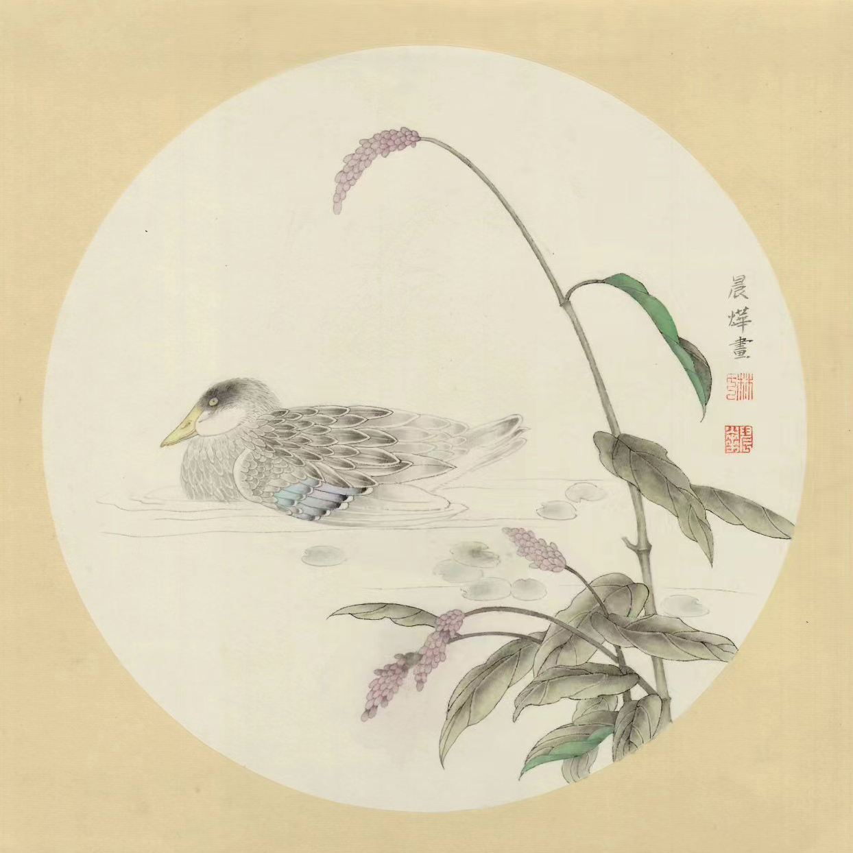 潇湘鸣思38×38