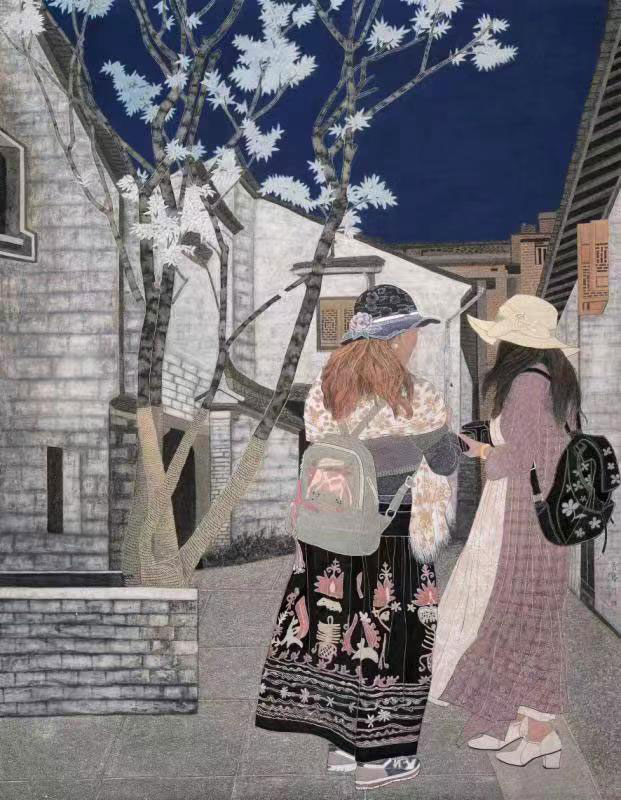 《多彩肇庆·美丽乡村》230cm185cm