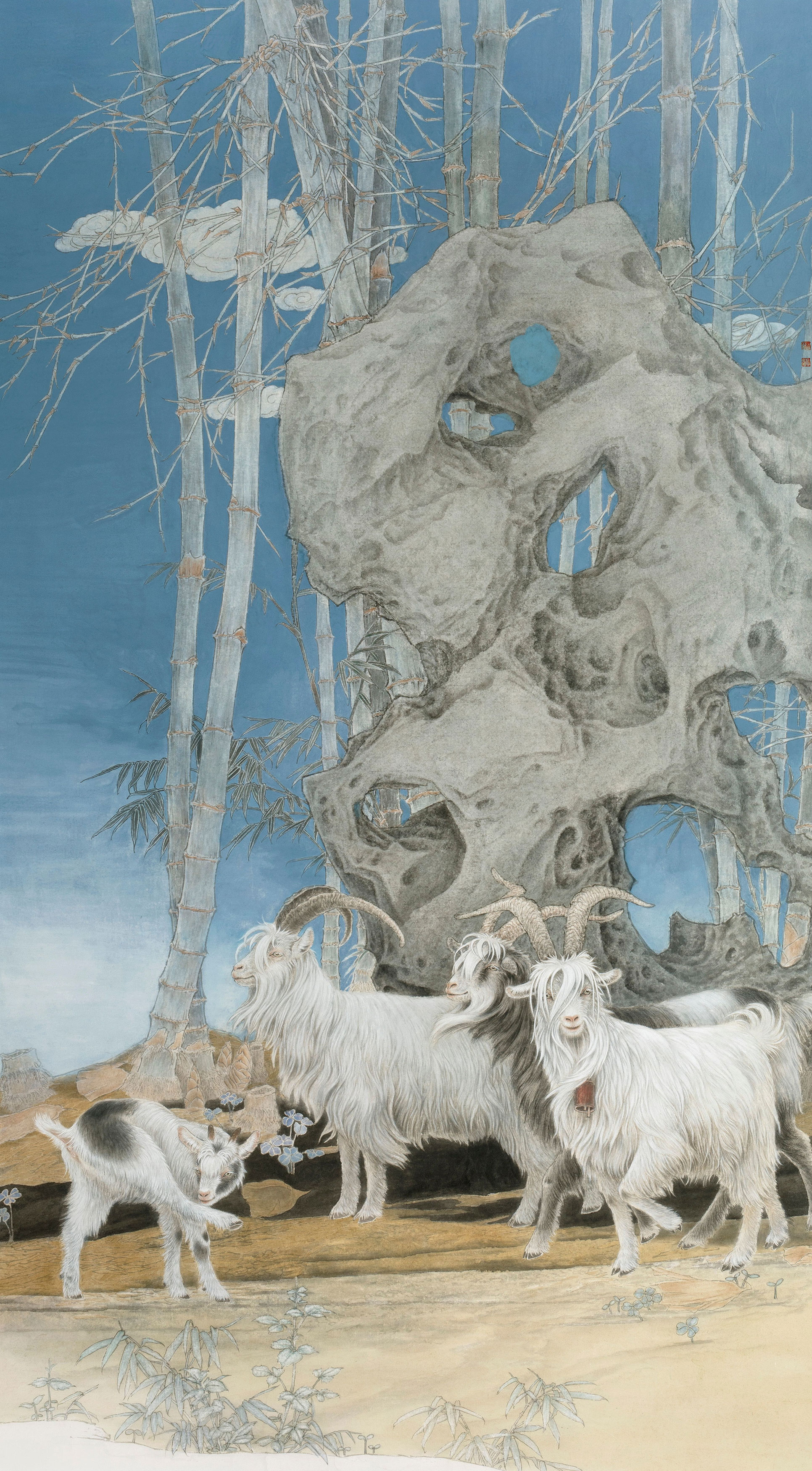 《四时吉祥》175cmx95cm