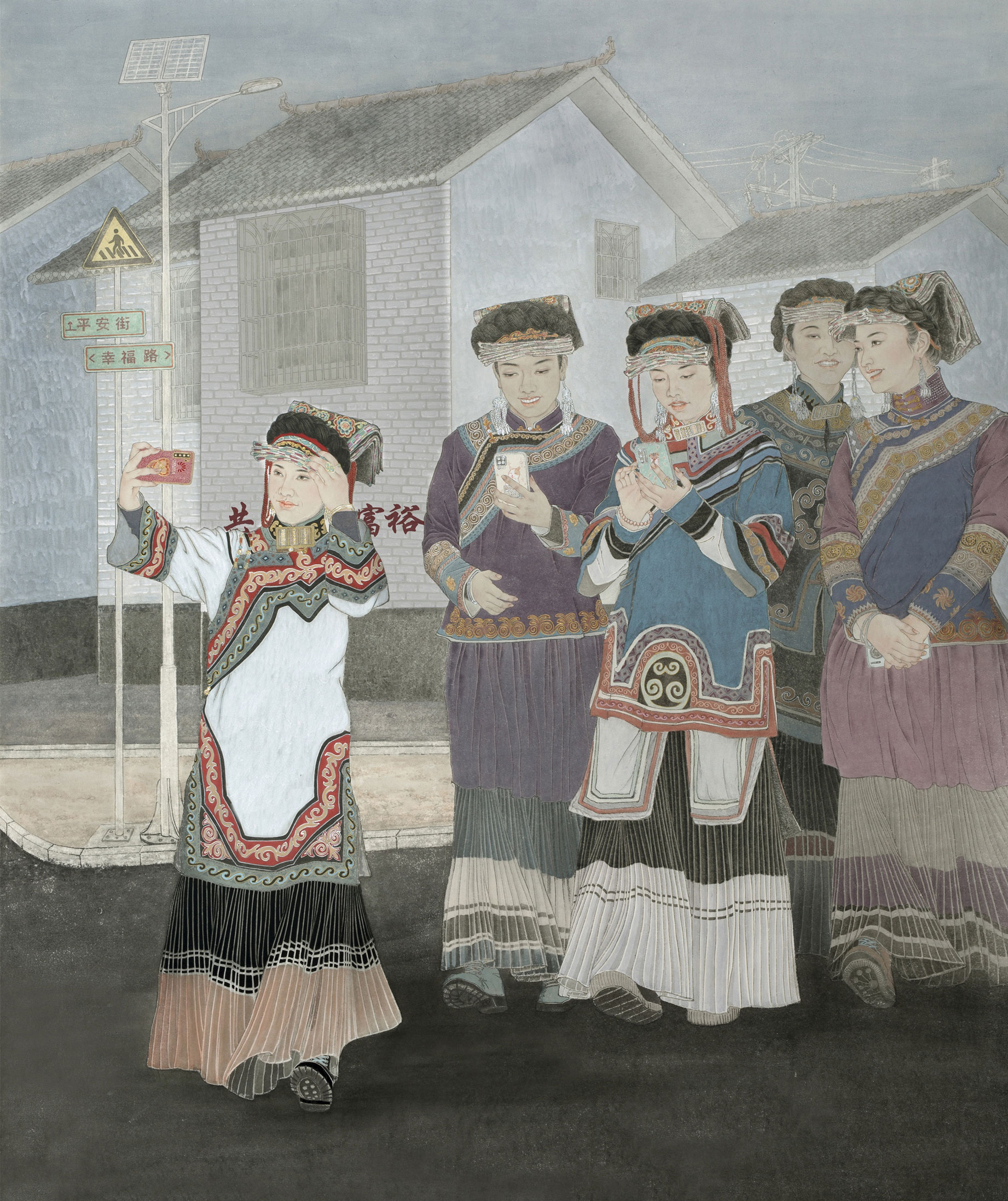 《走进新时代》220cm×190cm