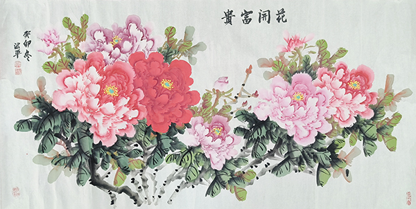 陈海平作品10《花开富贵》