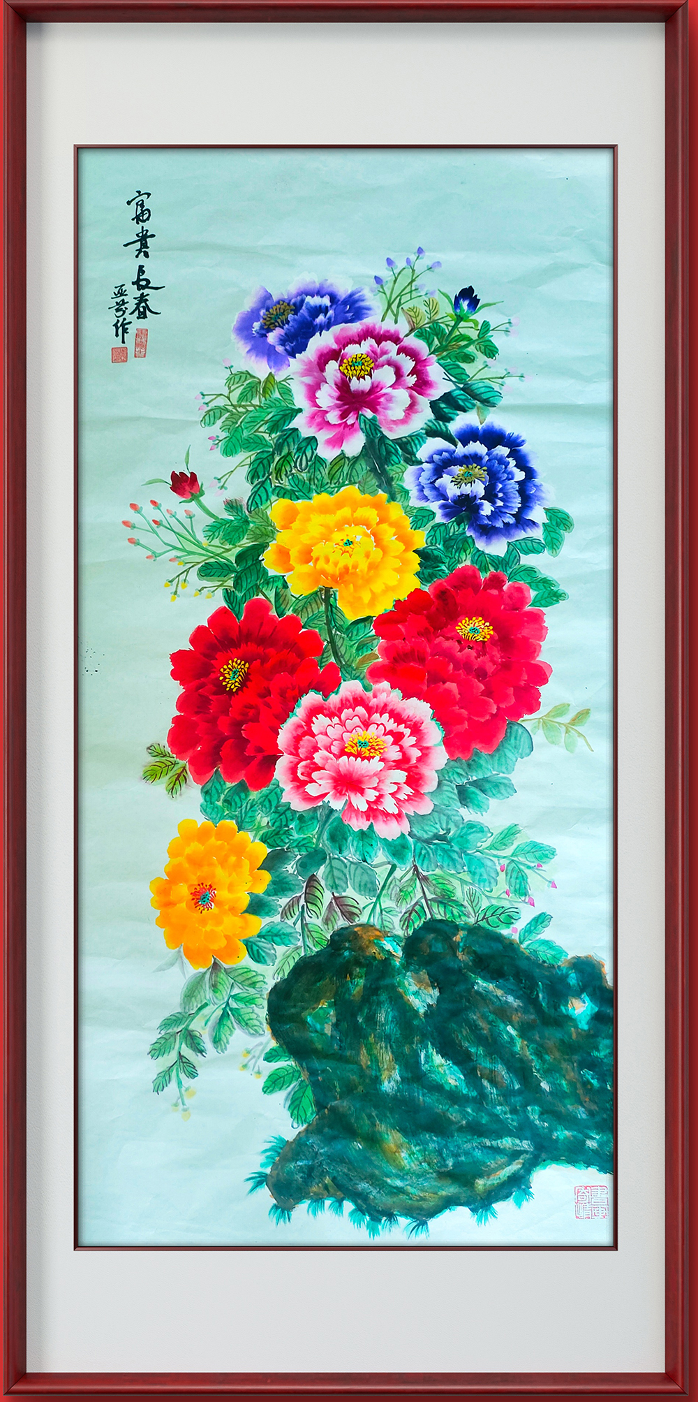 李亚芬作品4《富贵长春》