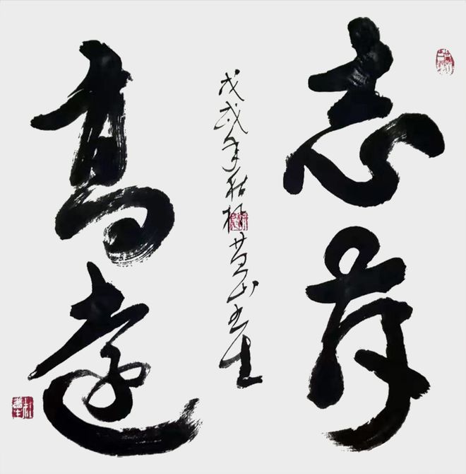 杜书生作品1《志存高远》