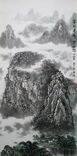梁静源作品3《家在青峰碧水间》.jpg