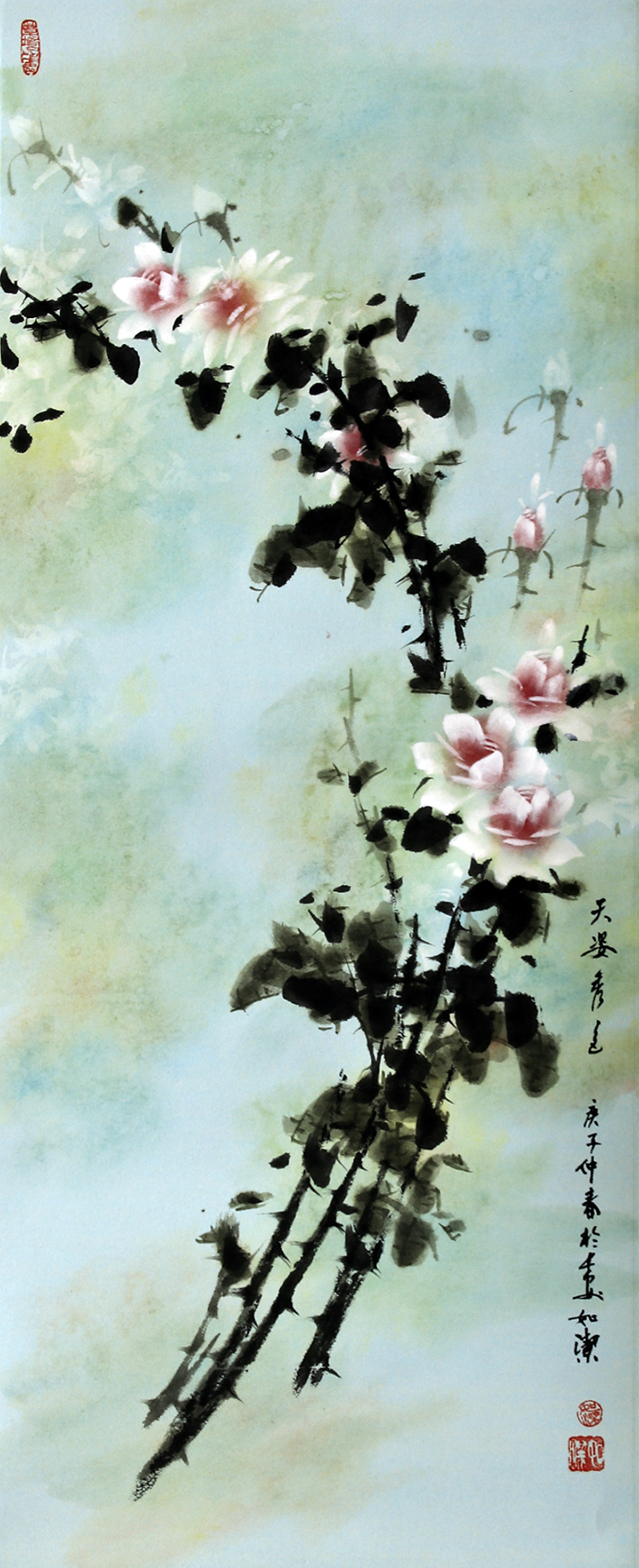 如洁作品《天姿秀色》