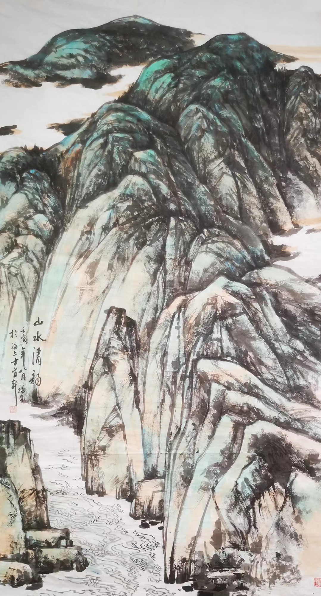 杨福才作品《山水清韵》
